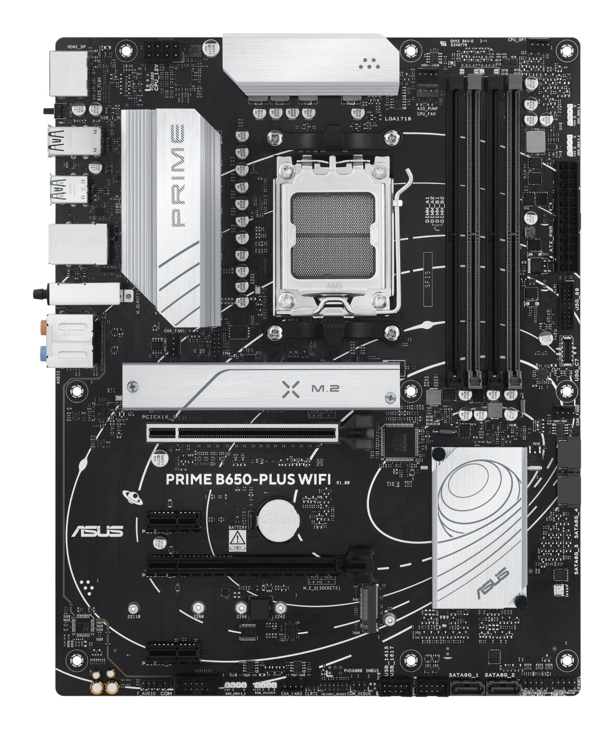 Motherboard ASUS PRIME B650-PLUS WIFI (AM5 - ATX - Duplo canal) — miniatura 2