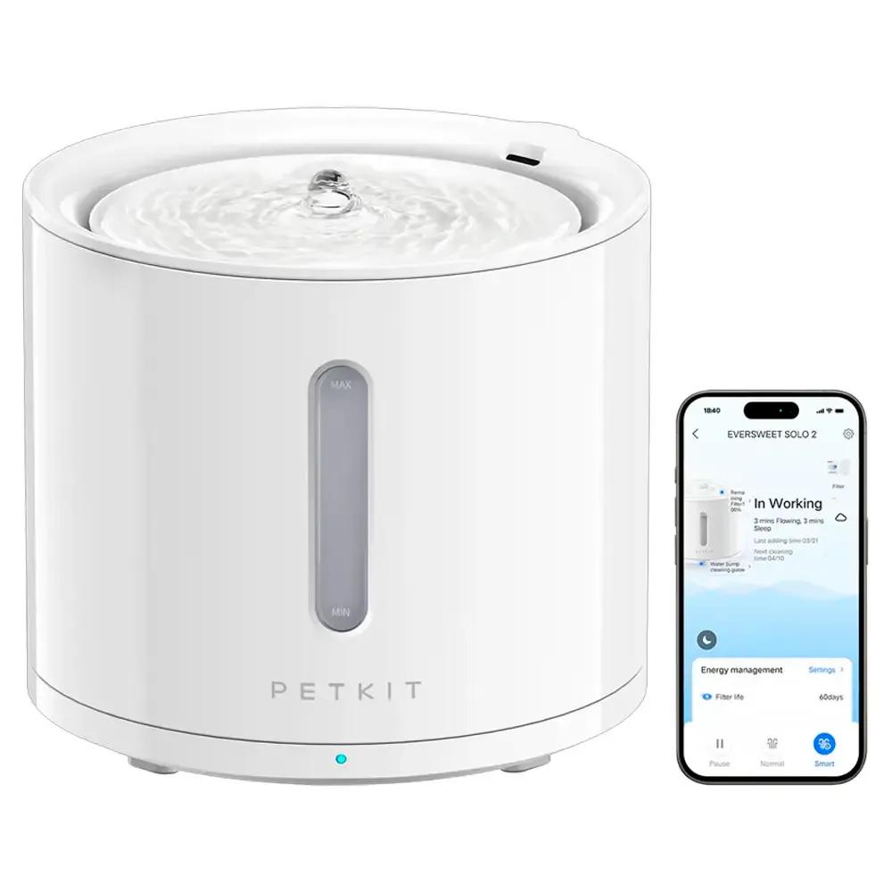 Bebedouro PETKIT Eversweet Solo 2 (2 L - Bluetooth - Branco) — miniatura 2