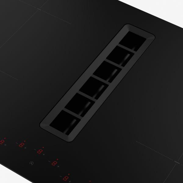 Placa de Indução de Encastre MEPAMSA Indu Value R 830 com Exaustor Integrado (7200 W - Vidro - Toque - Preto), miniatura 3