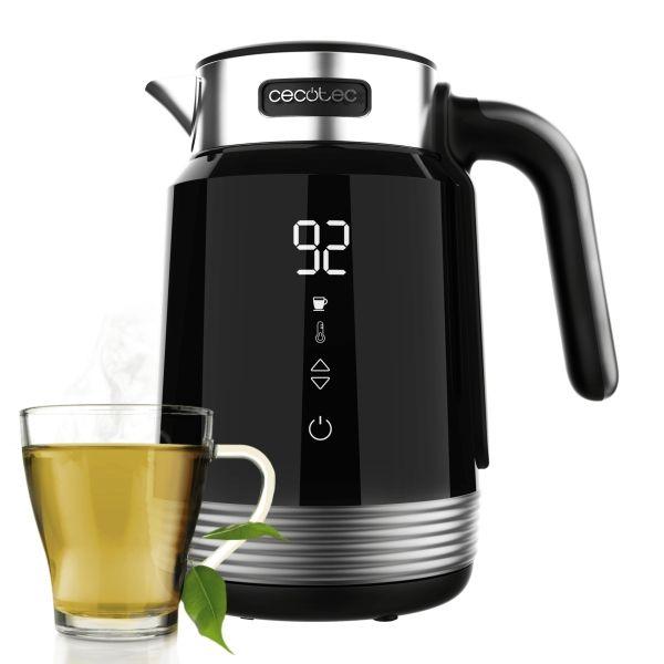 Jarro Elétrico CECOTEC ThermoSense 600 Touch (2200 W - 1,7 l - Aço inoxidável - Preto)