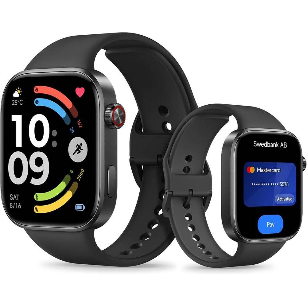 Smartwatch XIAOMI Redmi Watch 6 NFC (Retangular - OLED - 432 x 514 pixels - Preto) — miniatura 2