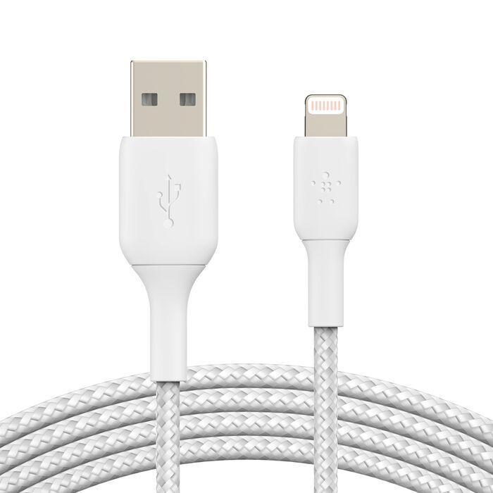 Cabo USB-A para Lightning BELKIN CAA002BT3MWH (3 m - Branco), miniatura 2