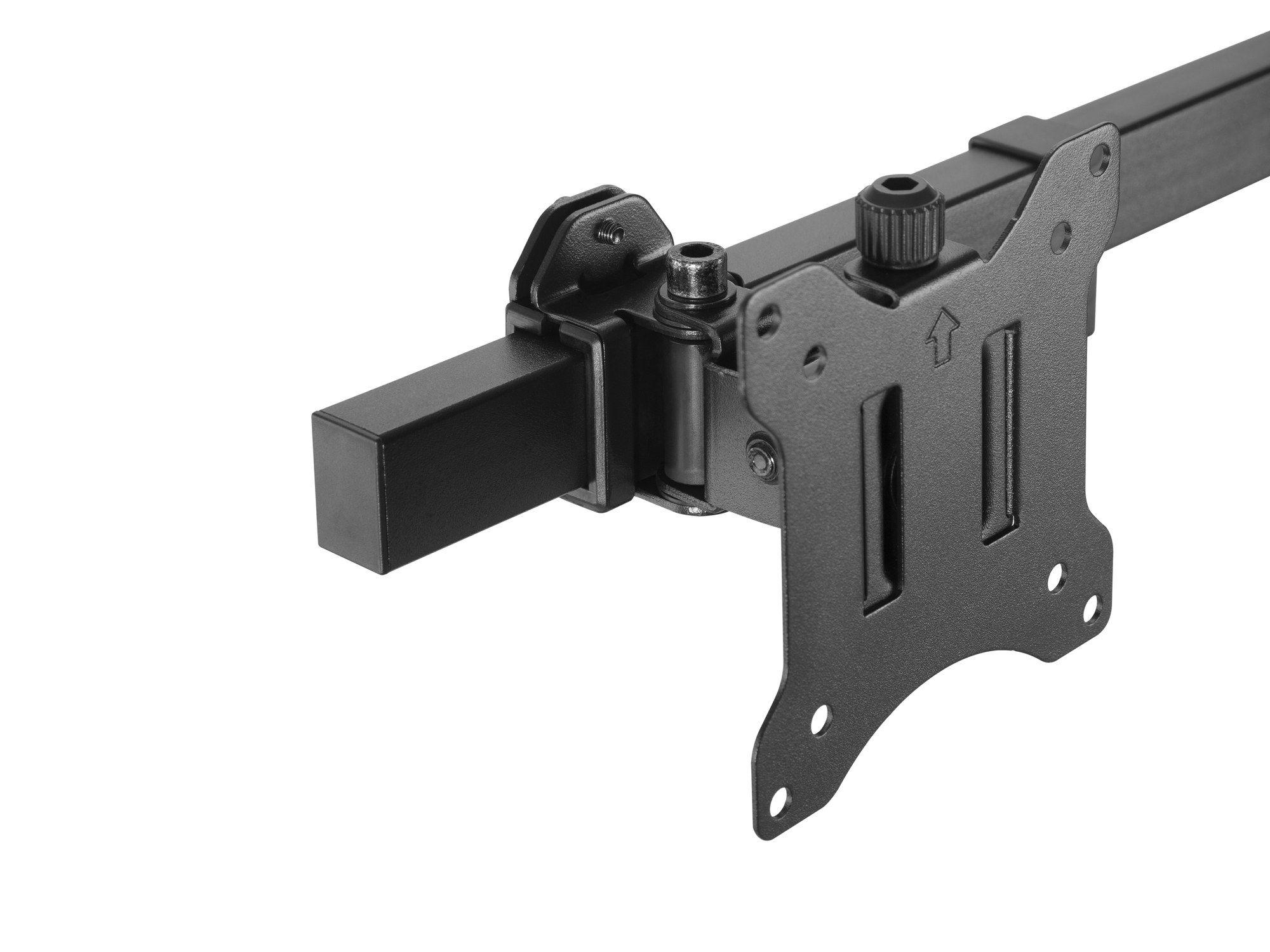 Suporte de Secretária para 3 Monitores EQUIP 650158 (17"-32" - VESA 75x75/100x100 - 7 kg por monitor - Preto), miniatura 4