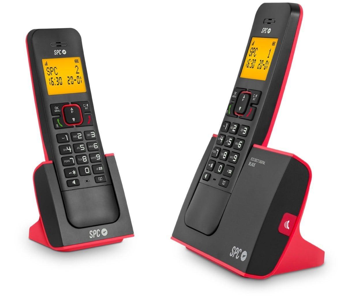 Telefone Sem Fios SPC Blade 7292RC2 (Vermelho e Preto), miniatura 2