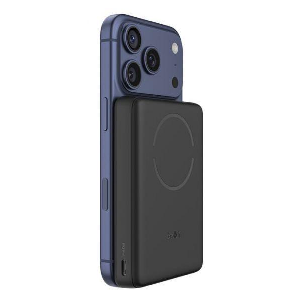 Powerbank Magnética BELKIN BoostCharge Slim BPD017hqBK (10000 mAh - 37Wh - USB Type-C - Preto), miniatura 2