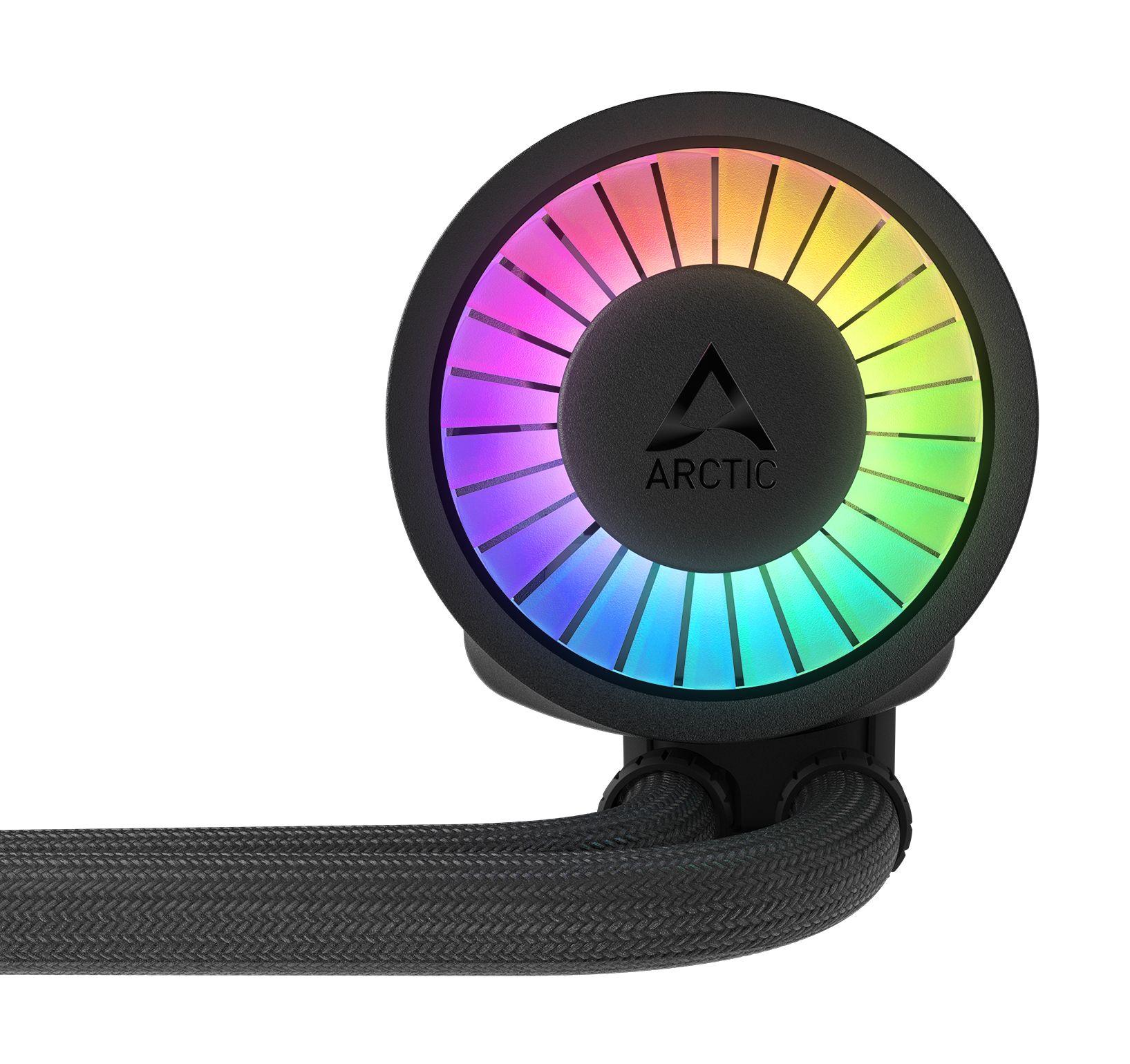 Refrigerador Líquido All-in-One ARCTIC Liquid Freezer III Pro 420 A-RGB (140 mm - 3 ventoinhas - 2500 RPM - Preto) — miniatura 5