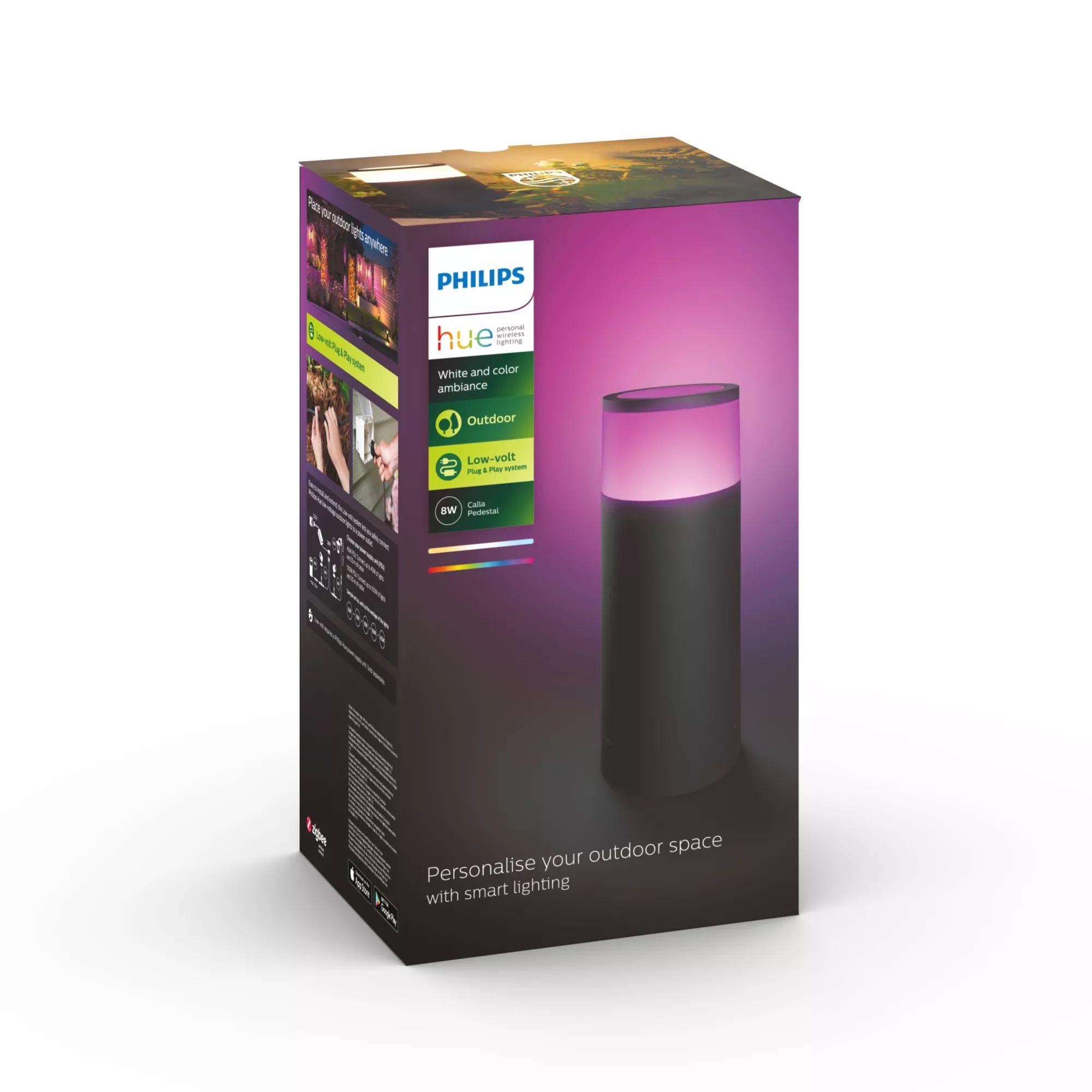 Candeeiro de Pedestal PHILIPS Hue Calla (Bluetooth, Zigbee - Preto), miniatura 7