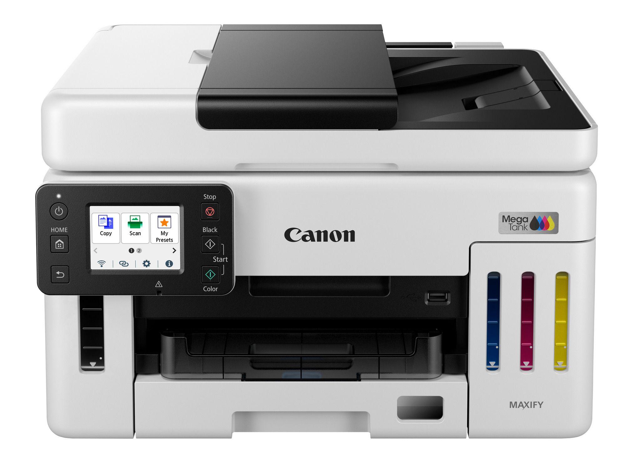 Impressora Multifunções CANON MAXIFY GX6150 (A4 - Impressão a cores - 350 folhas - Preto e Branco)
