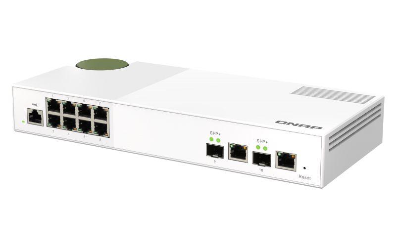 Switch QNAP QSW-M2108-2C (2,5G Ethernet - 2.5G Ethernet - 80 Gbit/s - Cinzento e Branco) — miniatura 6