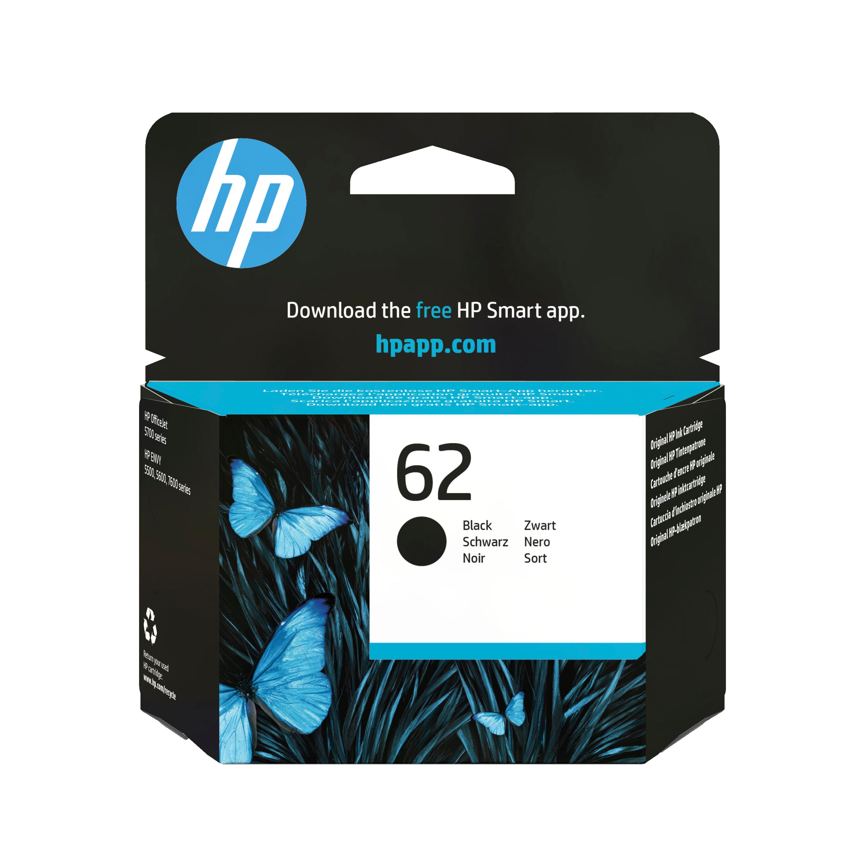Tinteiro HP 62 C2P04AE (200 páginas - Preto)