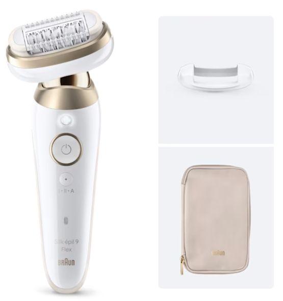Depiladora BRAUN Silk-épil 9 Flex SES9-011 3D (Dourado e Branco), miniatura 2