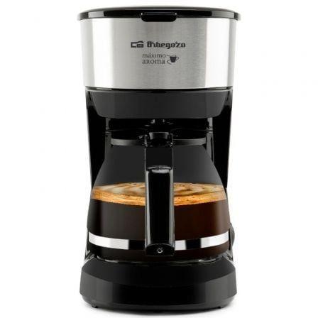 Máquina de Café de Filtro ORBEGOZO CG4506 (600 W - Preto e Prateado)