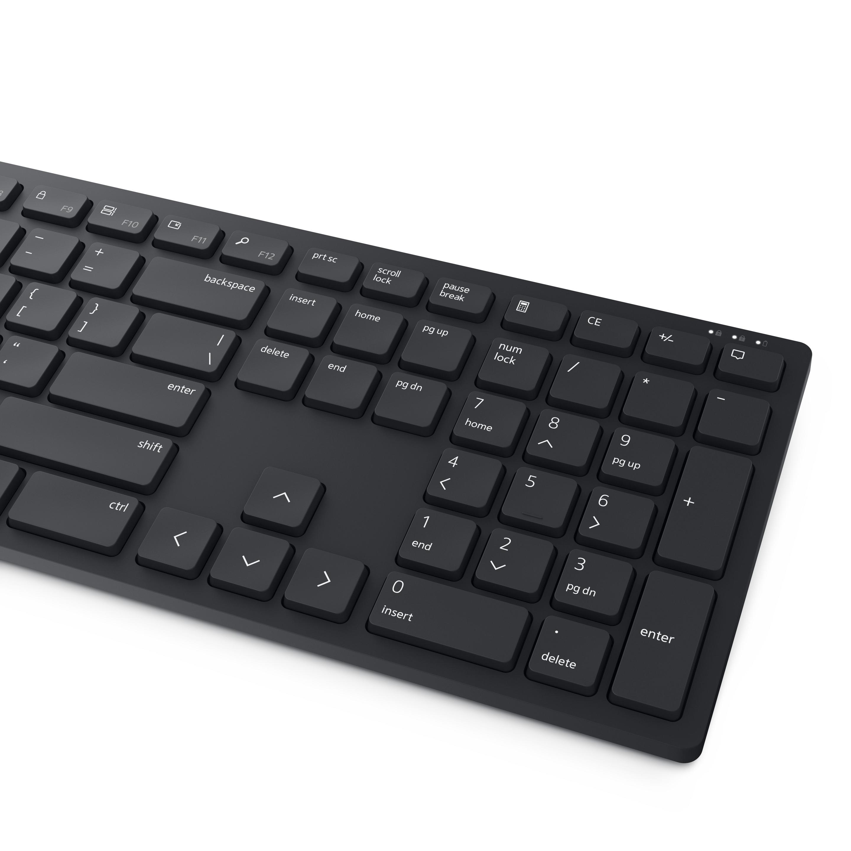 Teclado e Rato DELL KM5221W (Espanhol - Tamanho completo - RF Wireless - Preto), miniatura 9