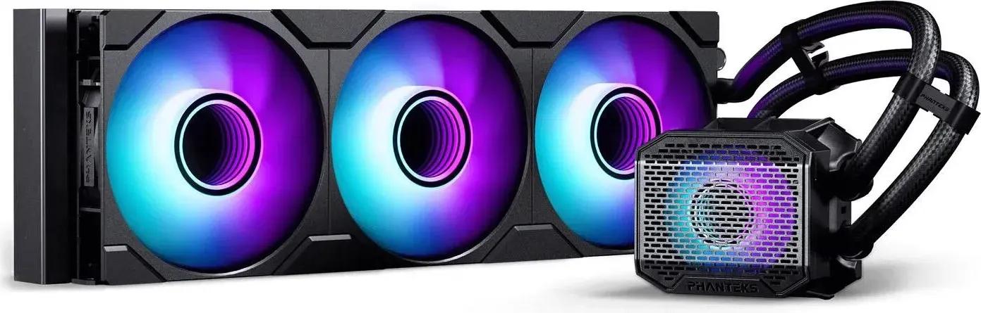 Water Cooler CPU PHANTEKS Glacier One 360M25 Gen 2 LCD (120 mm - 2000 RPM - RGB multicolor - Preto)