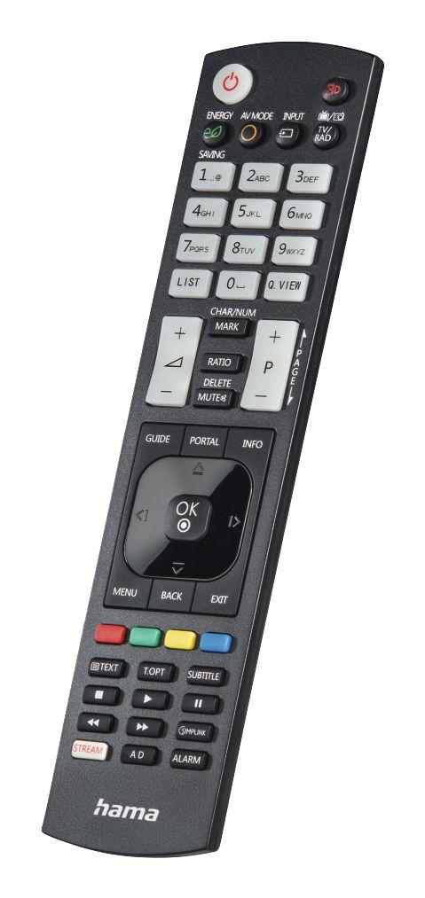 Comando para TV HAMA 00221061 (40" - Infravermelhos sem fios - Preto)