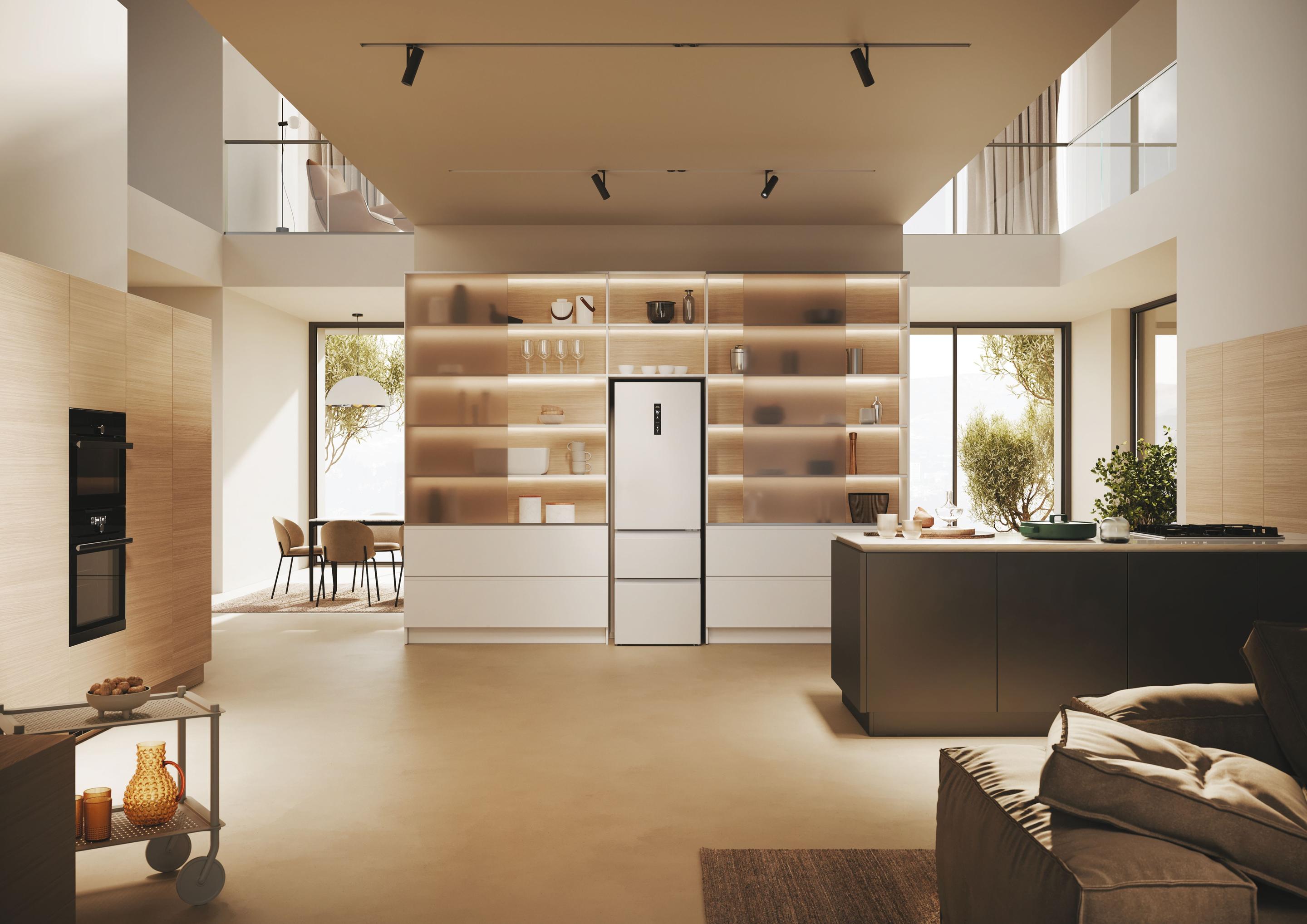 Frigorífico Combinado Independente HAIER HTW5618ENPW (360 l - hOn - 185x59,5x66,7 cm - Branco) — miniatura 10