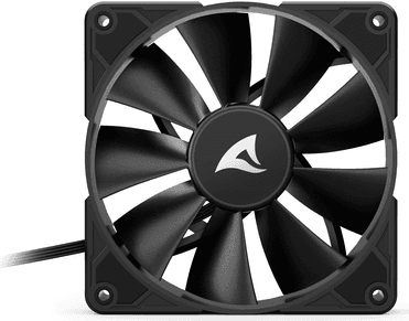 Ventoinha SHARKOON SilentStorm BW120 PWM (1,8 W - Preto)