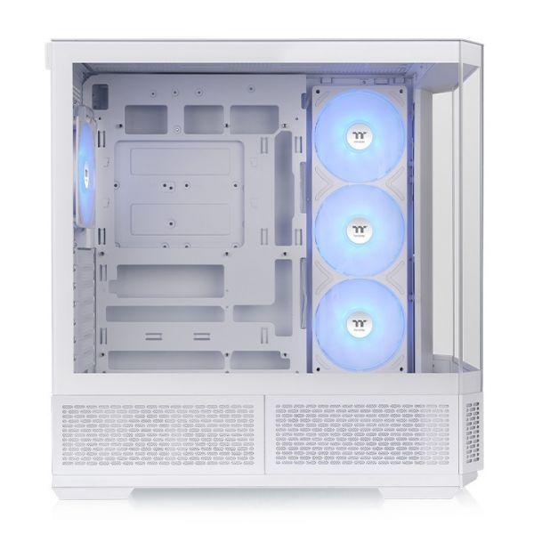 Caixa PC THERMALTAKE View 370 TG ARGB Snow (ATX, PS2 - 2.5" - SPCC, vidro temperado - Branco) — miniatura 5