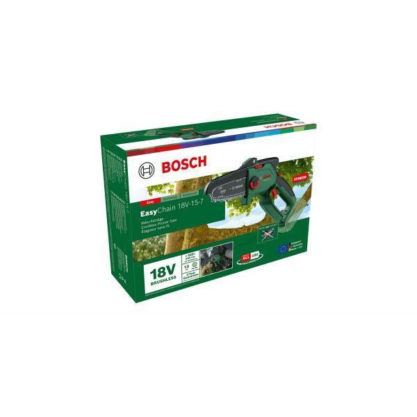 Serra de Poda a Bateria BOSCH EasyChain 18V-15-7 Solo (Preto e Verde), miniatura 2