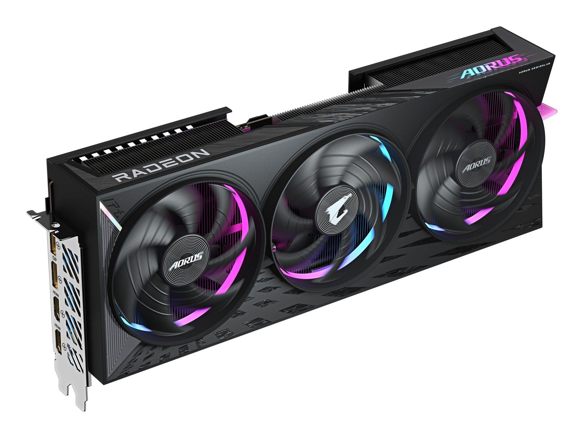 Placa Gráfica GIGABYTE AORUS Radeon RX 9070 XT ELITE 16G (Radeon RX 9070 XT - 20000 MHz - 16 GB - Preto), miniatura 5