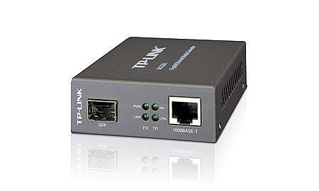 Conversor de Fibra Óptica TP-LINK MC220L V1 (Gigabit Ethernet - 1000 Mbit/s - Preto), miniatura 2