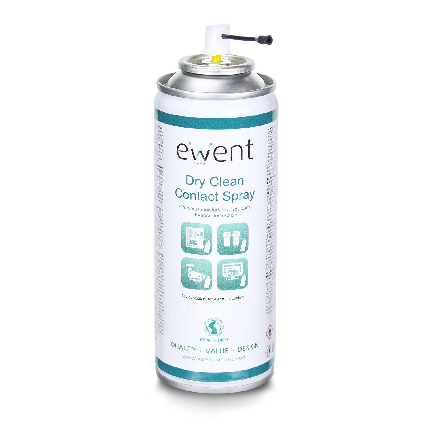 Spray de Limpeza de Contactos EWENT EW5614 (Ecrãs/Plásticos, Universal - Incolor) — miniatura 4