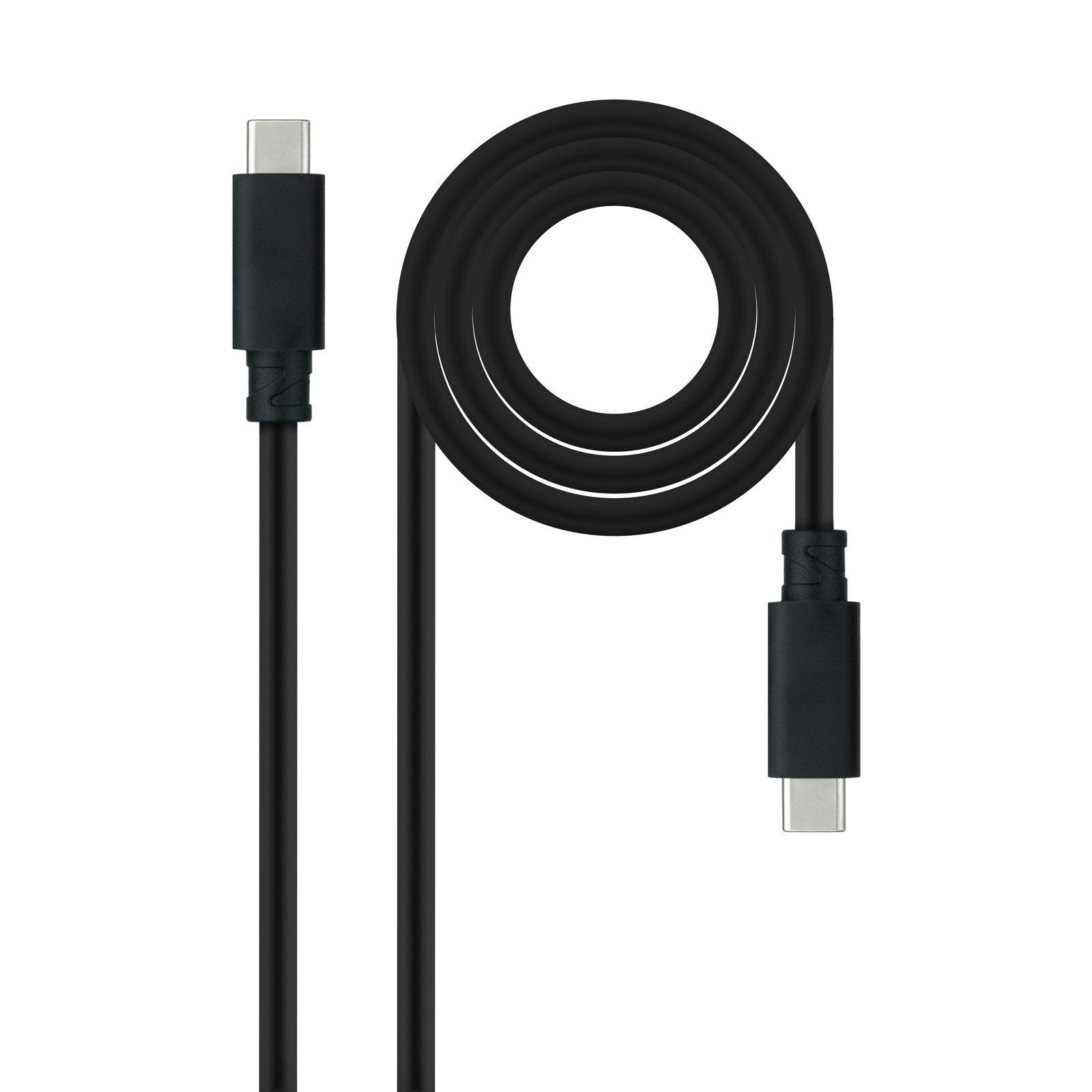 Cabo USB-C NANOCABLE 10.01.4101-L150 (1,5 m - USB C - Preto)
