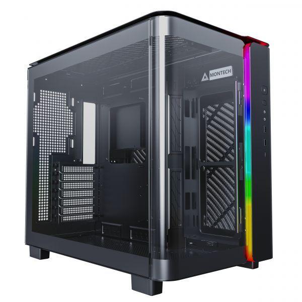 Caixa ATX MONTECH KING 95 (ATX, Micro ATX, Mini-ITX - Midi Tower - SPCC, vidro temperado - Preto), miniatura 2