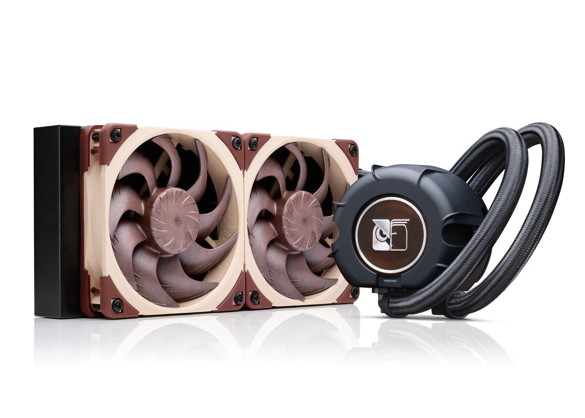 Water Cooler CPU NOCTUA NL-LC1-24 (120 mm - 1800 RPM - 4 pinos - Preto/Castanho)