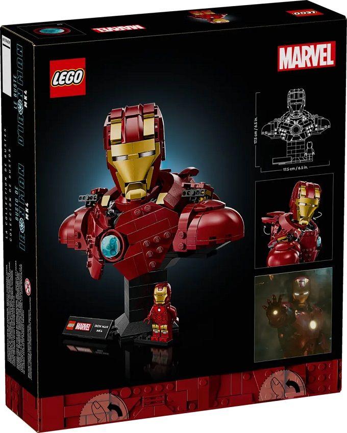 LEGO 76327 Marvel Super Heroes Busto do Iron Man MK4 (18+ anos - 436 peças) — miniatura 6