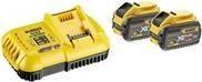Conjunto de Baterias e Carregador DEWALT DCB132X2-QW (2 x 9Ah - 18/54V - Ião-lítio)