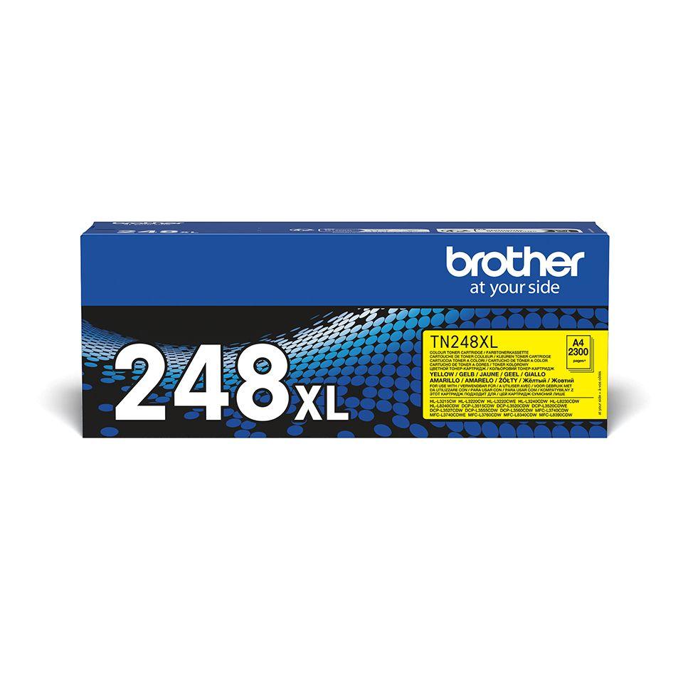 Toner BROTHER TN-248XLY (2300 páginas - Amarelo)