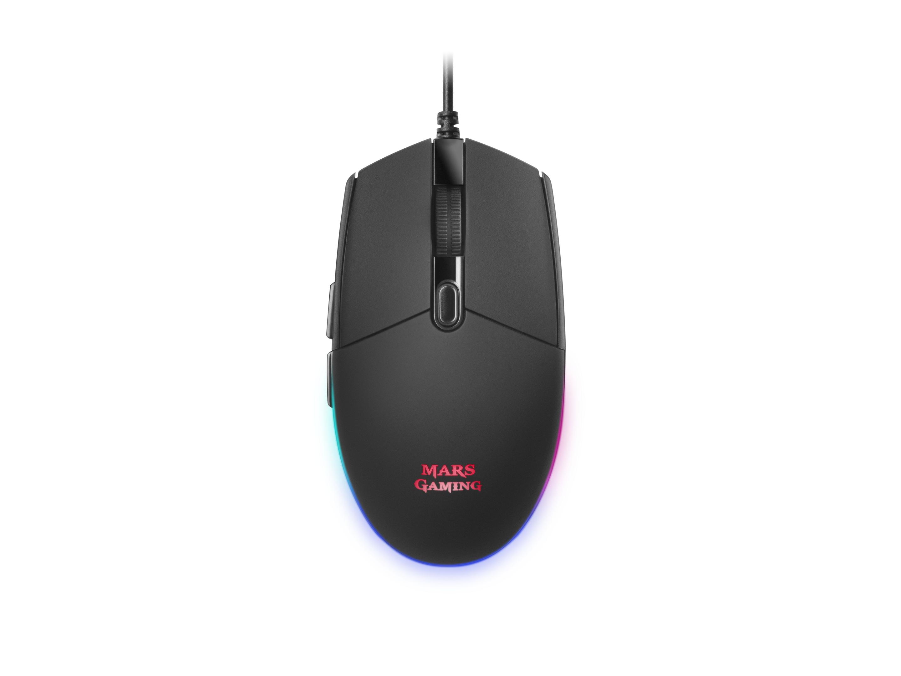 Conjunto Teclado e Rato MARS GAMING MCPTKL (Espanhol - Membrana - Tamanho completo - Preto) — miniatura 6