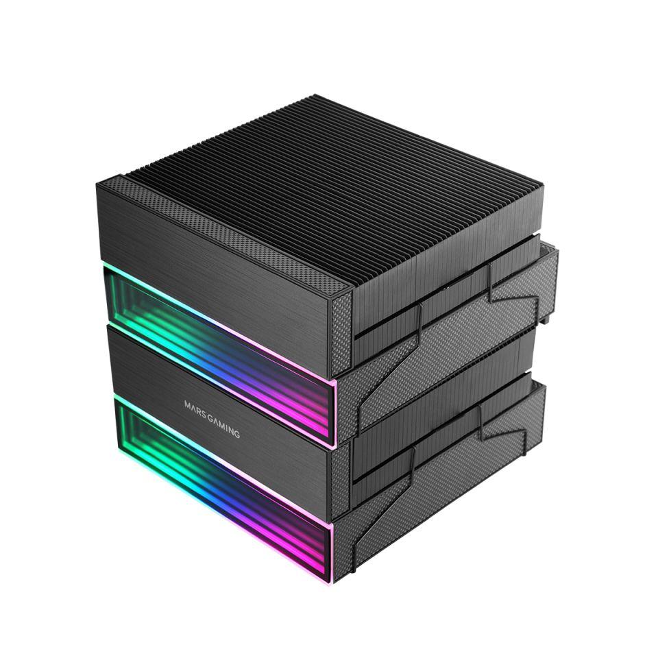 Cooler de CPU MARS GAMING MCPU-X26 (12 cm - 2600 RPM - Multi - Preto) — miniatura 3