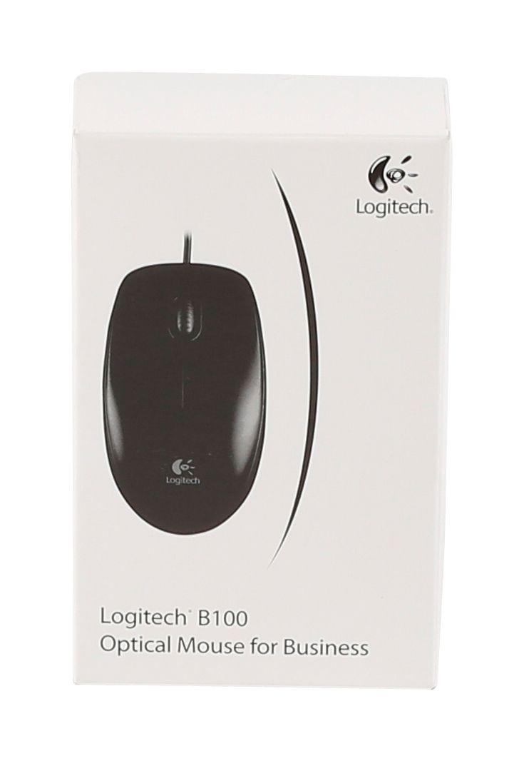 Rato LOGITECH B100 (Ambidestro - 800 DPI - Ótico - Preto) — miniatura 8