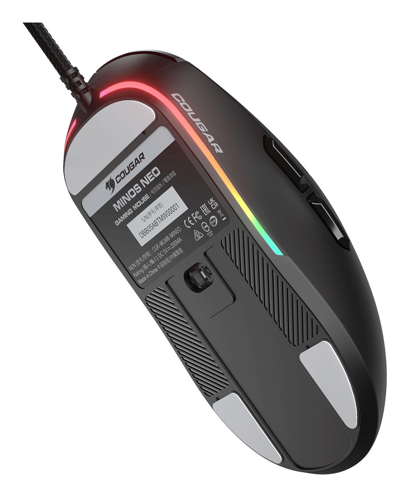 Rato COUGAR Minos Neo (Ambidestro - 6200 DPI - Ótica - Preto), miniatura 7