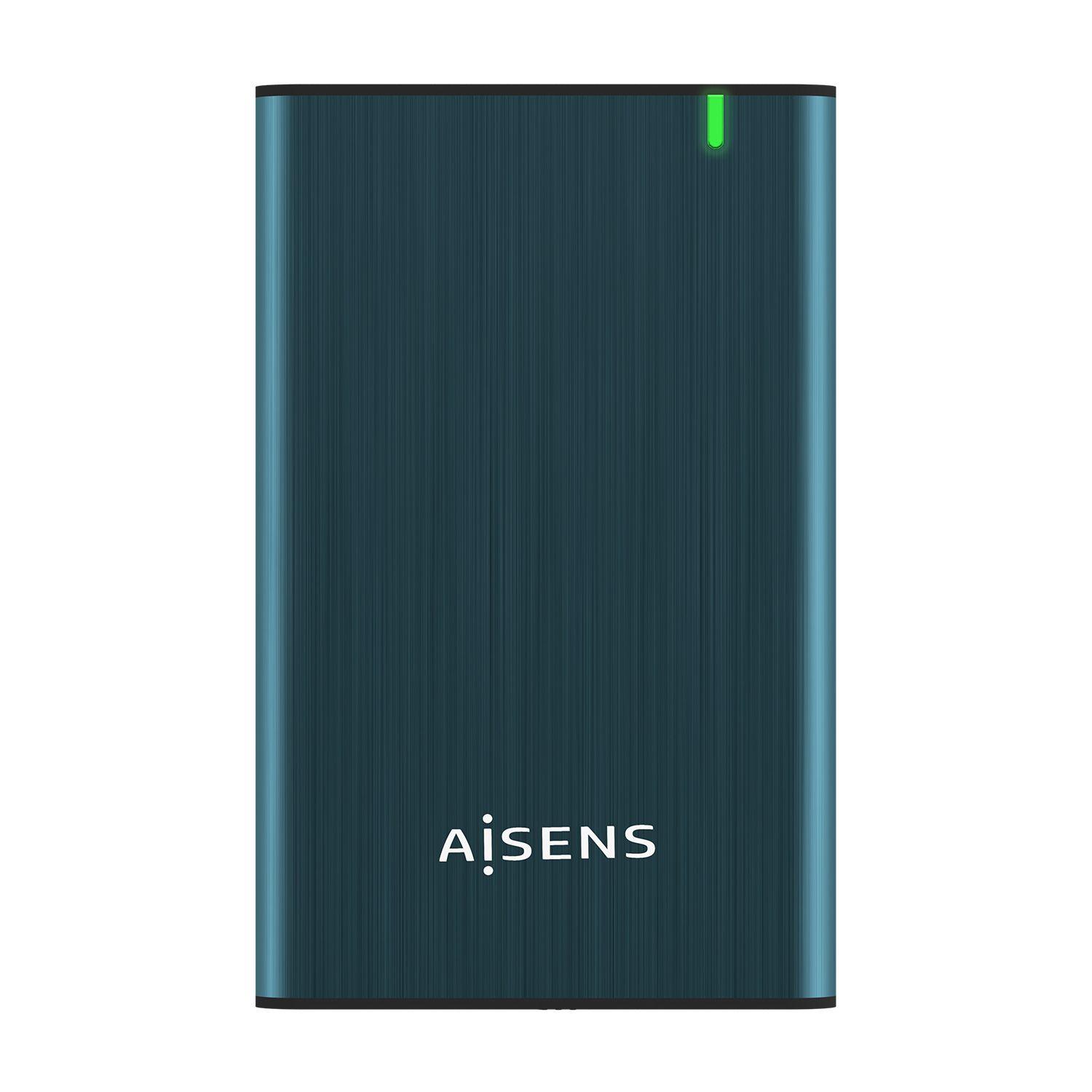 Caixa Externa SATA 2,5" AISENS ASE-2525PB (2 TB - 2,5" - 4200 RPM / 5400 RPM / 7200 RPM - Azul-marinho)
