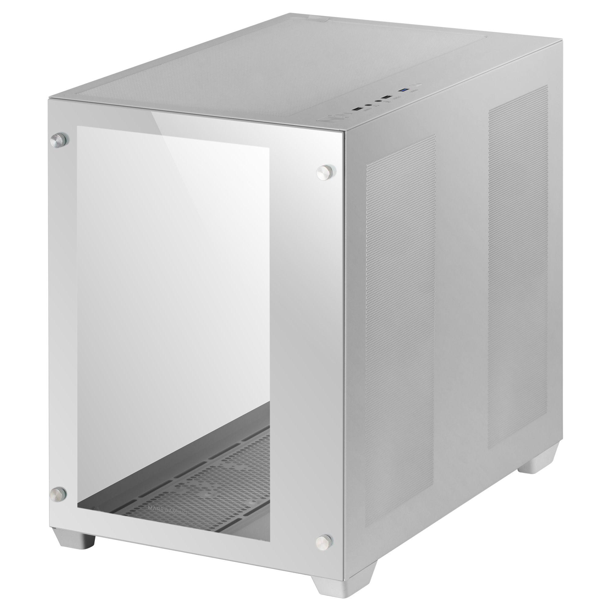 Caixa PC MARS GAMING MCV3 (Tower - Vidro temperado - 16,2 cm - Branco) — miniatura 4