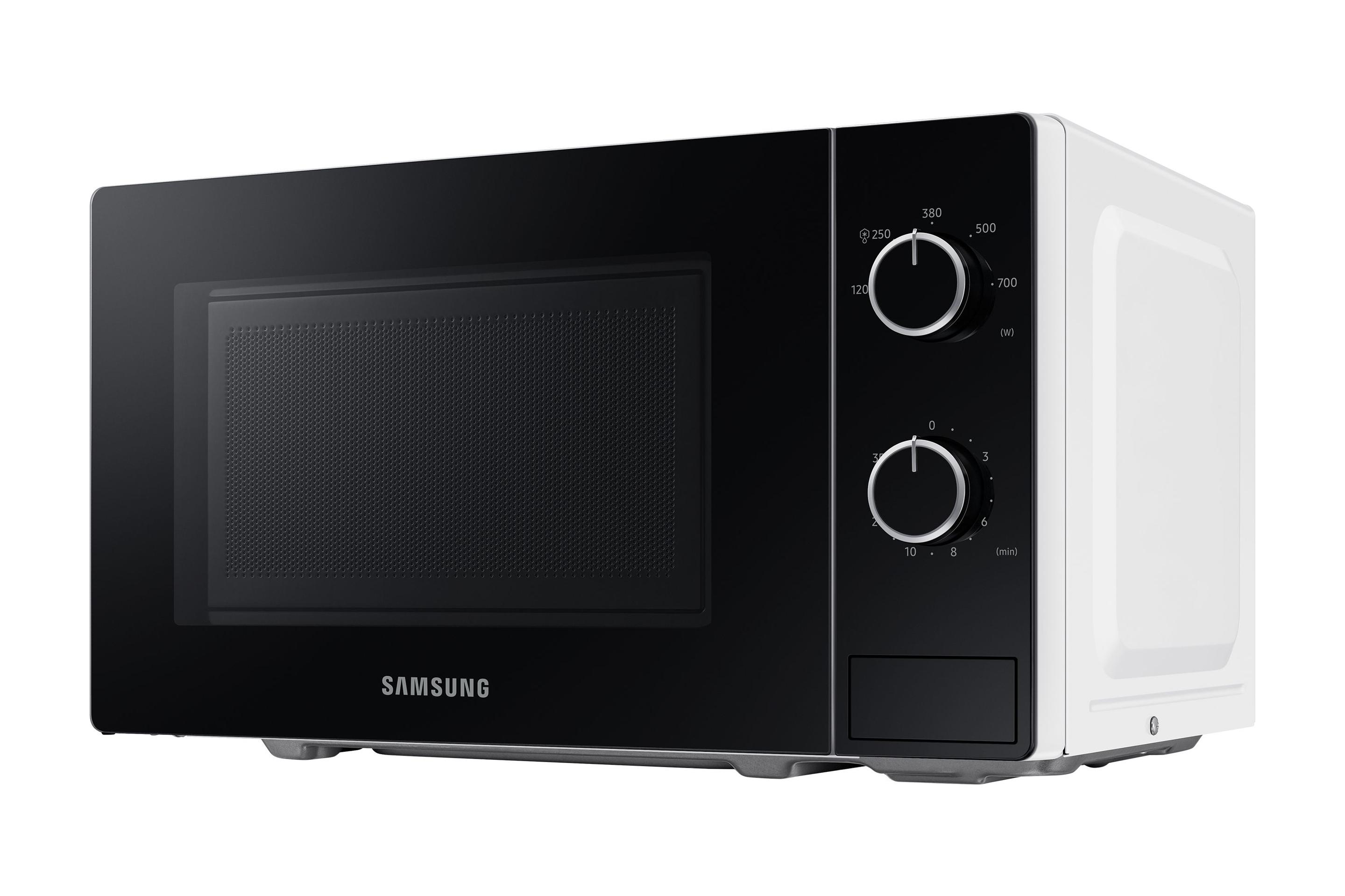 Micro-ondas Independente SAMSUNG MS20A3010AH/EG (Altura 25,9 cm - Preto e Branco) — miniatura 3