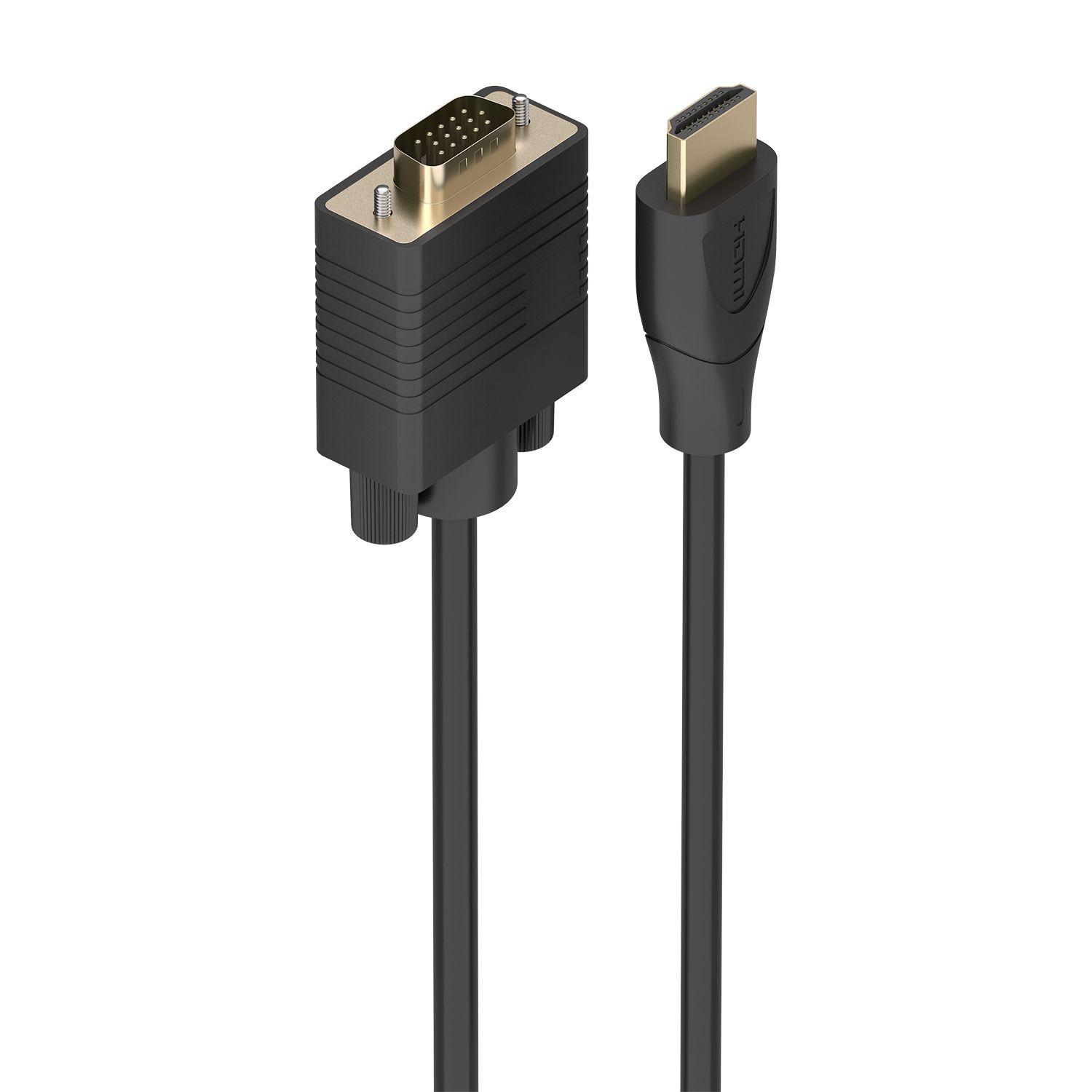 Cabo Conversor HDMI para VGA AISENS A122-1011 (1,5 m - HDMI Tipo A - Preto)