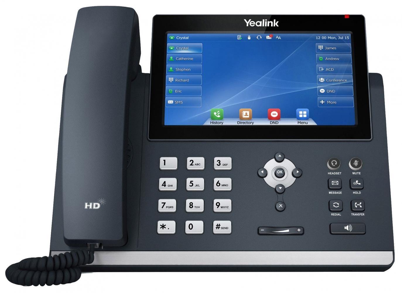 Telefone IP YEALINK SIP-T48U (7" - Cinzento)