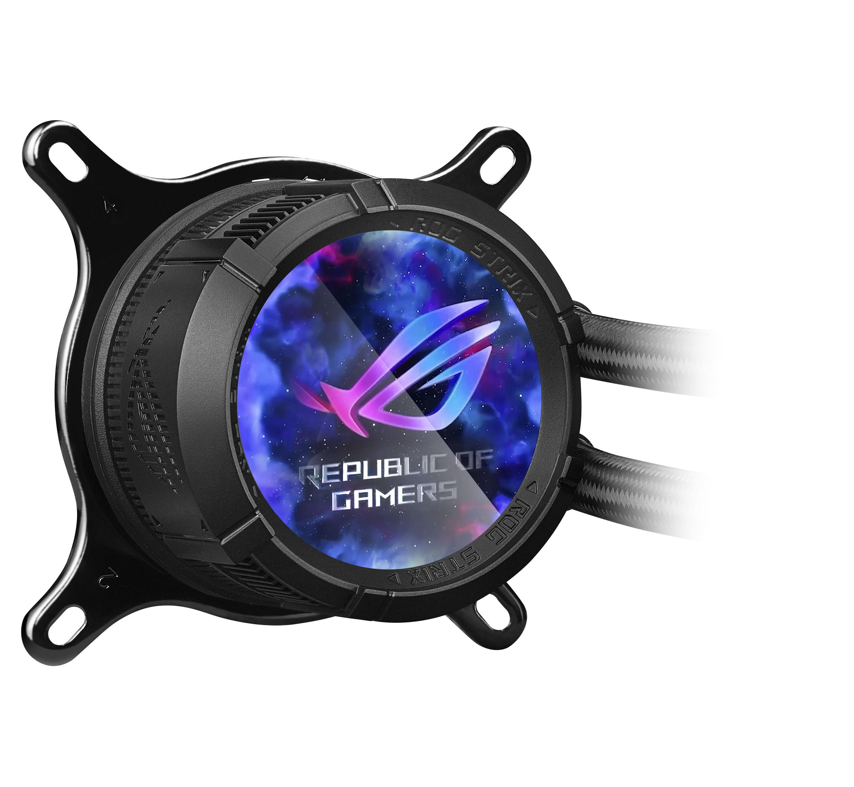 Refrigeração Líquida Tudo-em-Um ASUS ROG Strix LC III 360 ARGB LCD XL (120 mm - 3 ventoinhas - 2200 RPM - Preto), miniatura 5