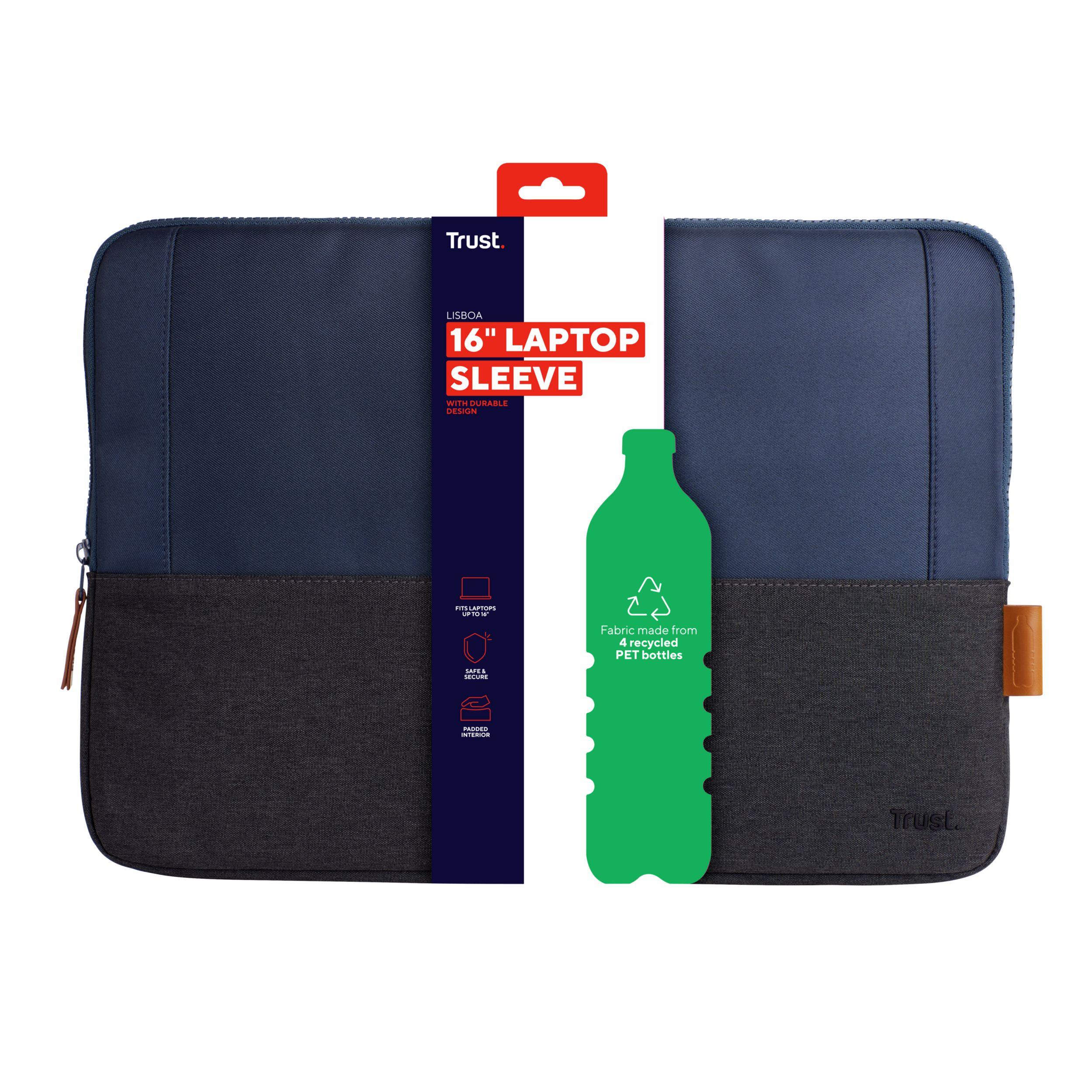 Bolsa para Portátil TRUST Lisboa (16" - Poliéster - 40,6 cm - Azul), miniatura 4