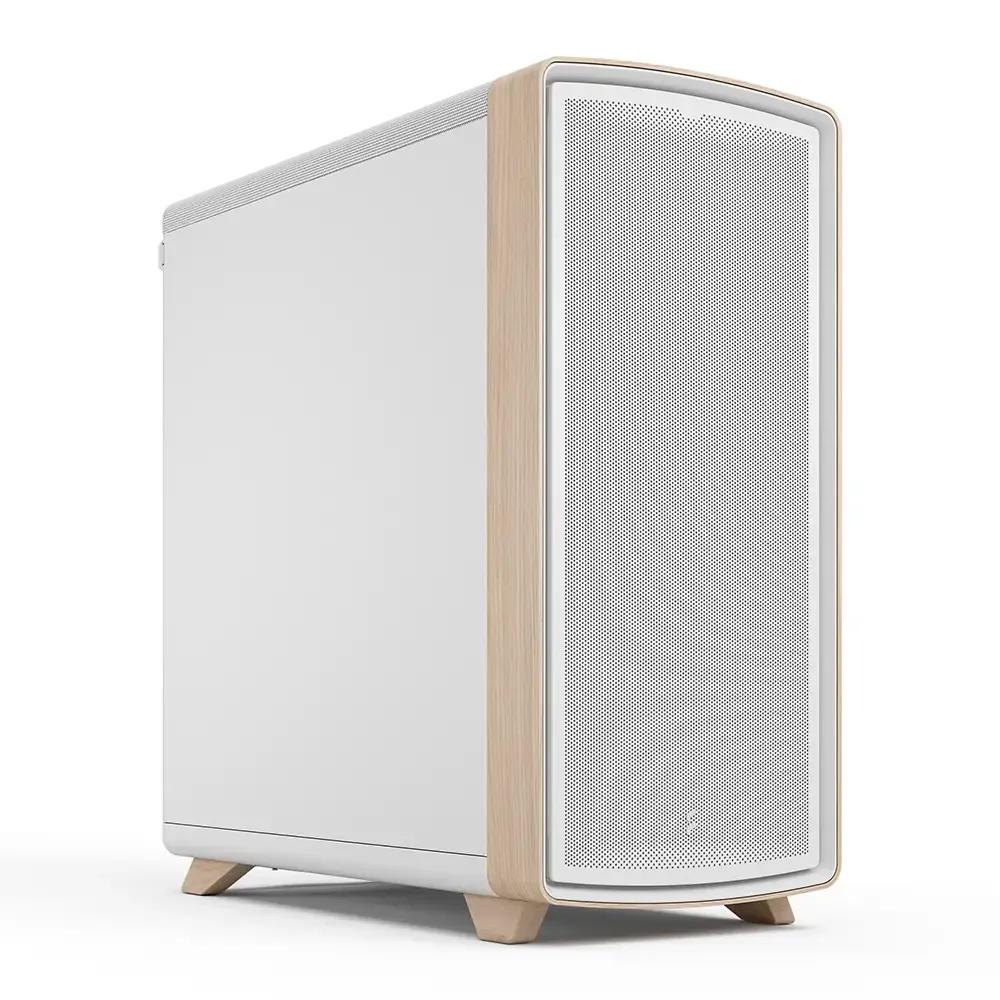 Caixa de Computador FRACTAL DESIGN Summit Chalk White Solid (Midi Tower - Aço - 17,3 cm - Branco/Madeira) — miniatura 2