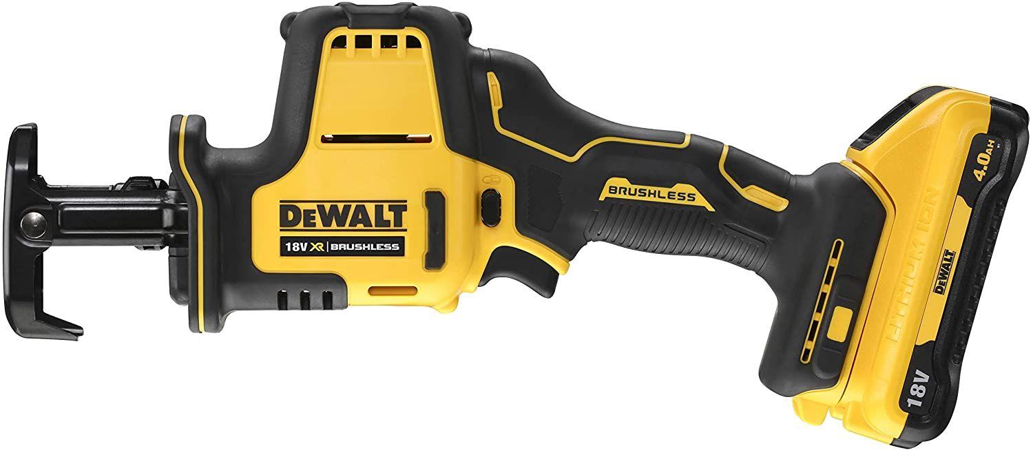 Mini Serra de Sabre DEWALT DCS369NT-XJ (Preto/Amarelo)