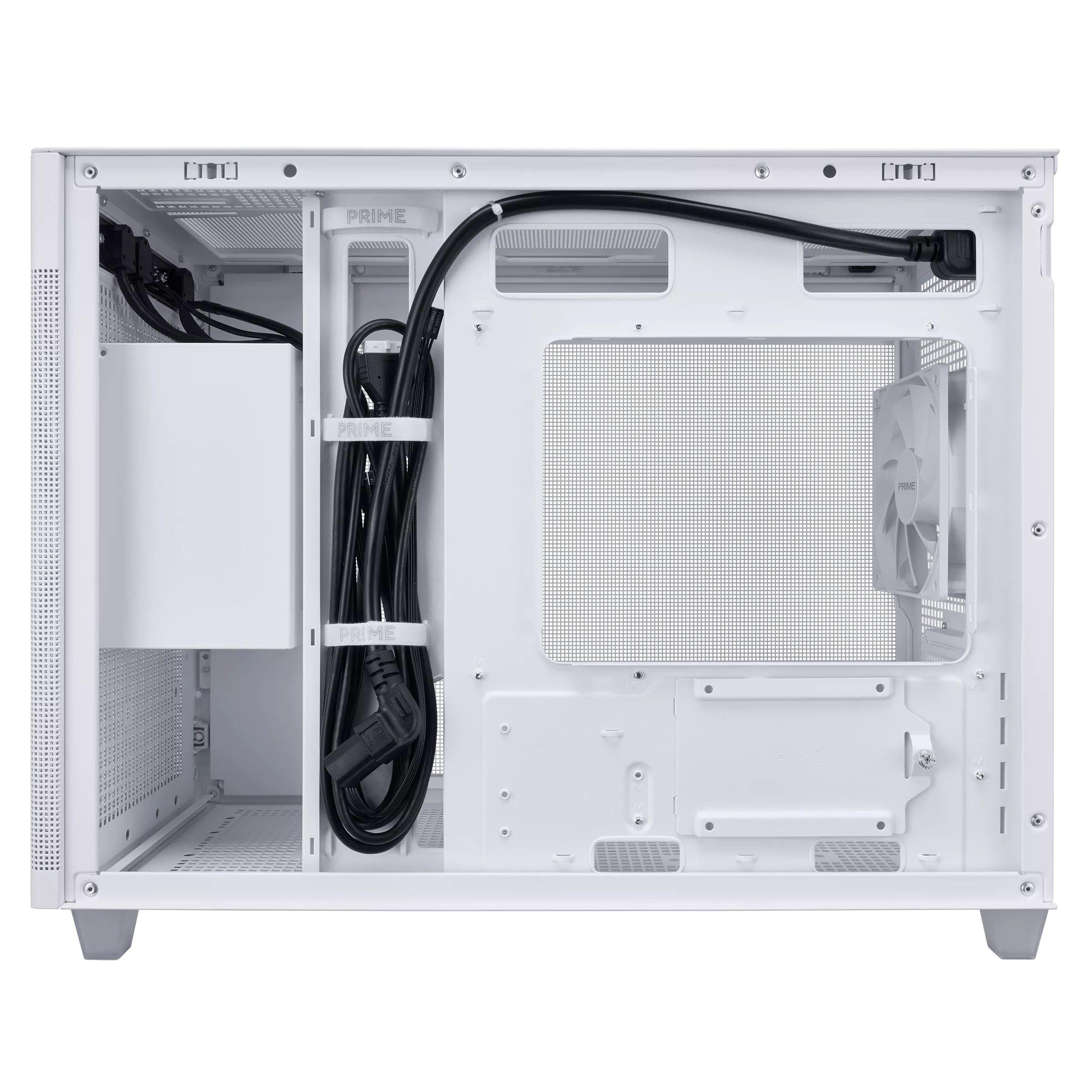 Caixa PC ASUS Prime AP201 Mesh (Micro-ATX, Mini-ITX - Mini Tower - Aço, malha - Branco) — miniatura 3