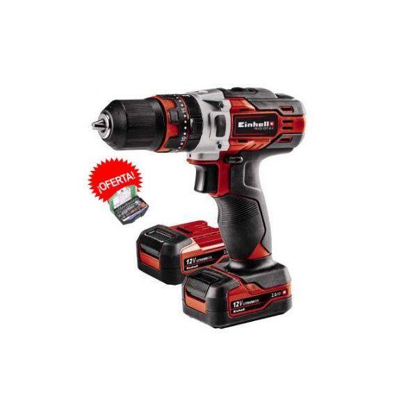 Berbequim Aparafusador com Percussão EINHELL TE-CD 12/1 Li-i (12 V - 2 x 2,0 Ah)