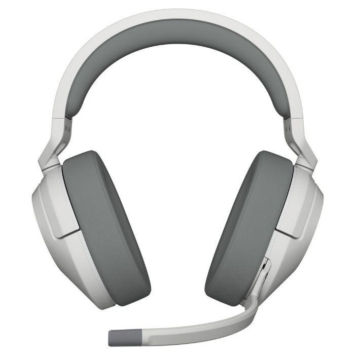 Headset Gaming CORSAIR HS55 Wireless (WirelessBluetooth - Over Ear - 50 mm - Branco) — miniatura 2