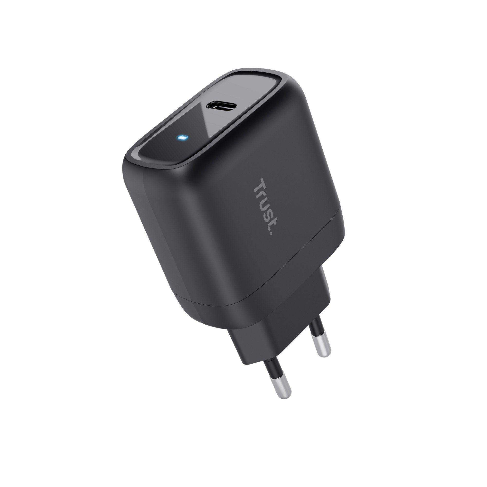 Carregador de Parede e Viagem USB-C TRUST Maxo 45W (USB-C para USB-C - Universal - Corrente alternada - Preto), miniatura 2