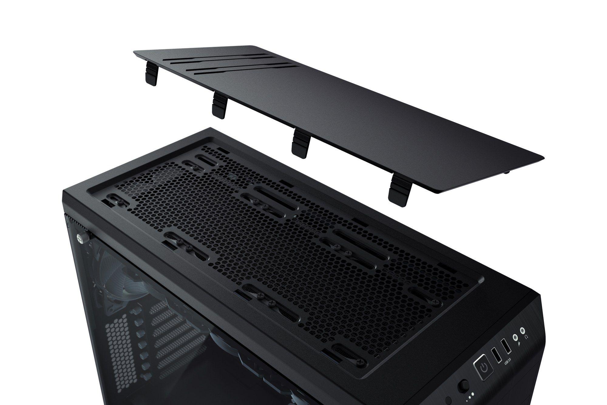 Caixa de Computador ATX BE QUIET! PURE BASE 600 (ATX, Micro ATX, Mini-ITX - Midi Tower - 165 mm - Preto/Laranja) — miniatura 7